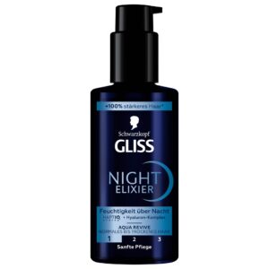 Gliss Aqua Revive нощен елексир за коса 100мл