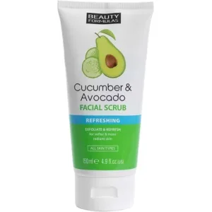 Beauty Formulas Cucumber & Avocado ексфолиращ крем за лице 150мл