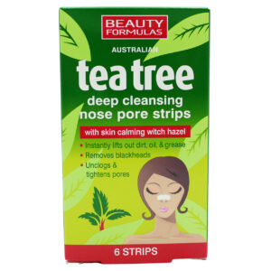 Beauty Formulas Tea Tree ленти за нос 6 бр.