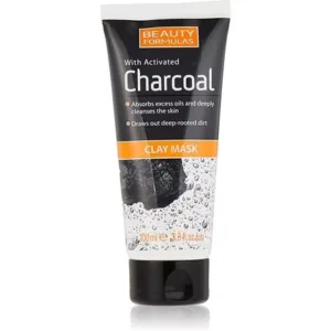 Beauty Formulas Activated Charcoal маска за лице с глина 100мл