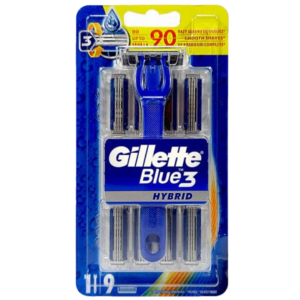 Gillette Blue 3 Hybrid самобръсначка с 9 ножчета