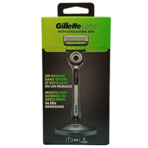 Gillette Labs метална самобръсначка c 3 ножчета и магнитна поставка