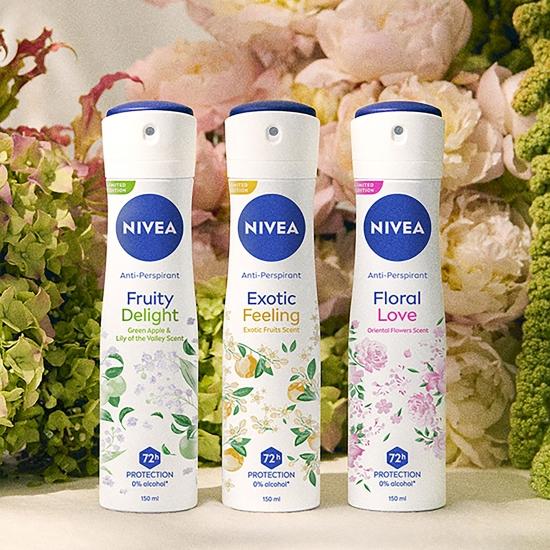 nivea-exotic-feeling-dezodorant-sprei-150ml Nivea Exotic Feeling дезодорант спрей 150 мл с 72 часа защита от изпотяване и екзотичен плодов аромат.