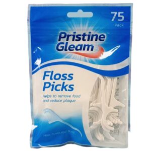 Pristine Dental Floss конец за зъби с държач 75 броя