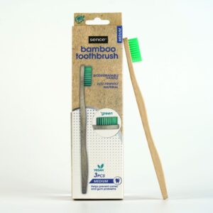 Sence Bamboo Medium четка за зъби 3 броя