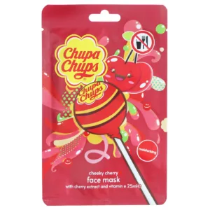 Chupa Chups Chicky Cherry текстилна маска за лице 25мл хидратация и свежест