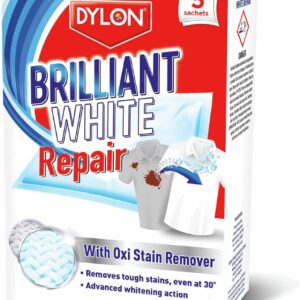 Dylon White & Bright кърпички против посивяване на бели дрехи 5бр