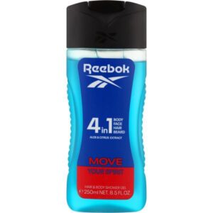 Reebok 4in1 Move душ гел 400мл за тяло коса и лице свежест
