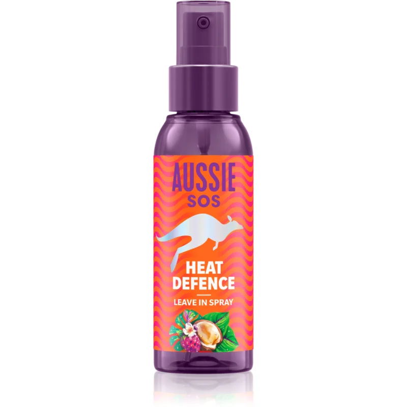 aussie-sos-heat-defence-sprey-za-toplinna-zashtita-100ml Aussie SOS Heat Defence спрей за топлинна защита 100 мл – спрей без изплакване, който предпазва косата от топлина до 230°C, улеснява разресването и осигурява хидратация до 100 часа.