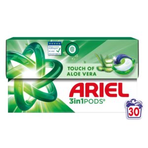 Ariel 3in1 Aloe Vera капсули за пране 30бр