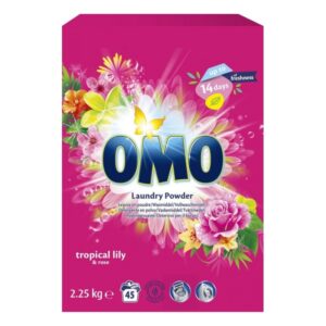 Omo Tropicall Lily прах за пране 2,25кг/ 45 изпирания