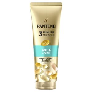 Pantene Miracle 3 Minute Aqualight балсам-маска за коса 220 мл – експресна хидратираща грижа за мека, гладка и лесна за разресване коса само за 3 минути.