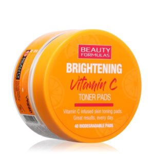 Beauty Formulas Vitamin C козметични тампони с тонер за лице 40 бр.
