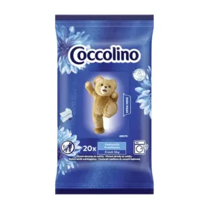 Coccolino Fresh Sky ароматизиращи мокри кърпи за сушилня 20 бр.