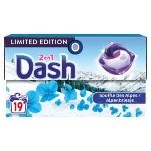 Dash 2in1 Alpen Frische капсули за пране 19 пр.