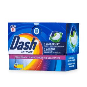 Dash 3in1 Pods Color капсули за пране 15 бр.