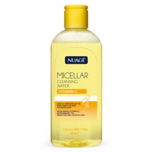 Nuage Vitamin C мицеларна вода 200 мл – почистваща мицеларна вода с витамин C за премахване на грим и замърсявания и за свеж и сияен вид на кожата.