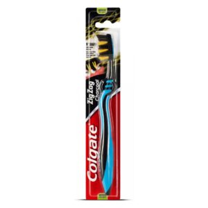 Colgate Zig Zag Charcoal четка за зъби с активен въглен