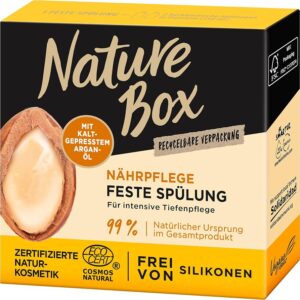 Nature Box Арган твърд балсам за коса 80 г