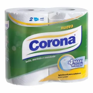 Corona двупластова тоалетна хартия 4бр