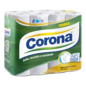Corona двупластова тоалетна хартия 24бр