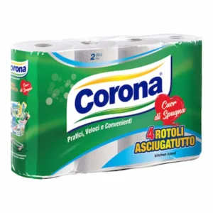 Corona двупластова кухненска ролка 4бр