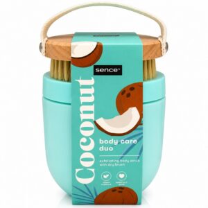 Sence Coconut ексфолиант за тяло 450гр + четка