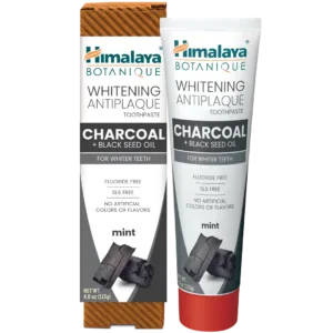Himalaya Botanique Whitening Анти плака Активен въглен паста за зъби 113 гр.